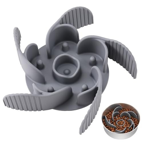 MateeyLife Cuttable Slow Feeder Dog Bowls Insert w/ Suction Cups