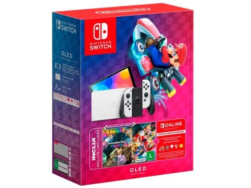 Nintendo Switch OLED Mario Kart 8 Deluxe Bundle