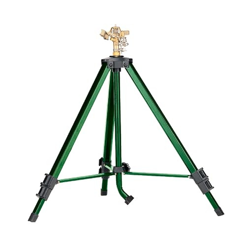 Orbit Heavy-Duty Brass Impact Sprinkler with Tripod Base