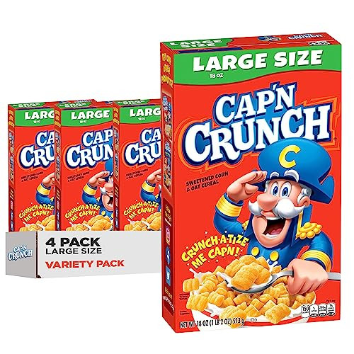 Cap'n Crunch Cereal 4-Pack