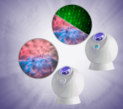 BlissLights Sky Lite Evolve LED Galaxy Cloud Projector 2-Pack