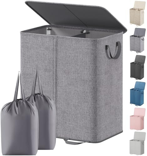 Lifewit Double Laundry Hamper with Lid