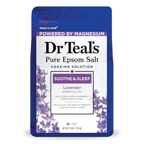 Dr Teal's Epsom Salt Soothe & Sleep Soaking Solution, 3 Lbs.