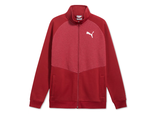Puma Men's Contrast Fleece Logo Jacket