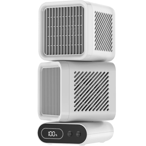 11" Table Fan, 6 Speeds, Digital Display