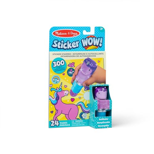 Melissa & Doug Glitter Unicorn Sticker Activity Pad & Stamper Book