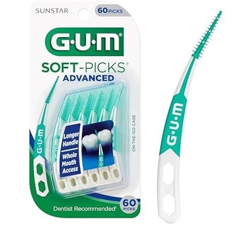 GUM Soft Picks Advanced Dental Floss Picks