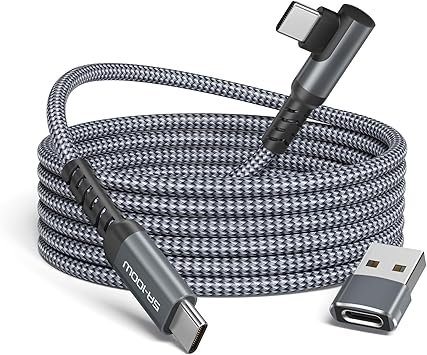 Basesailor 10ft 100W USB-C to USB-C Cable with USB-A Adapter