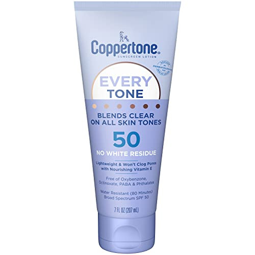Coppertone Every Tone SPF 50 Lightweight Sunscreen Lotion