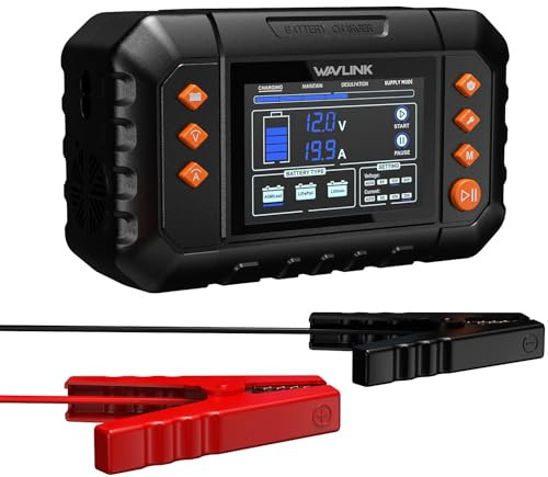WAVLINK Smart Battery Charger with LCD Display