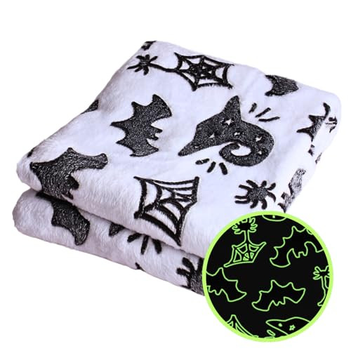 Halloween Snuggie Blanket with Glow in The Dark Design