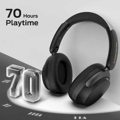 Monster Persona 3rd ANC Wireless Headphones W/70H Playtime