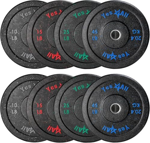 Yes4All 2" Bumper Plate Set