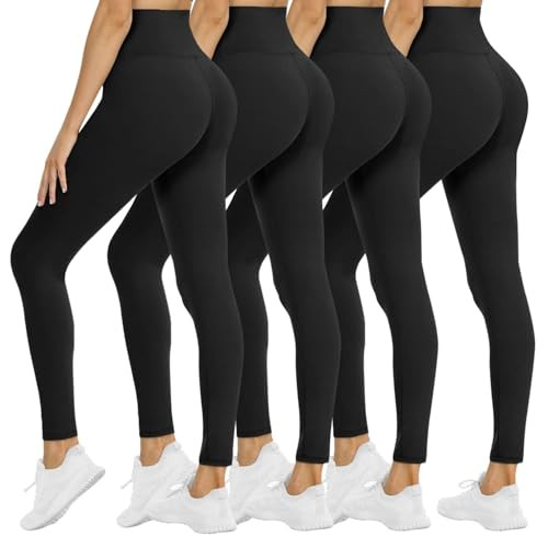 NexiEpoch 4 Pack Leggings for Women