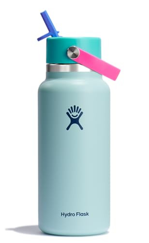 Hydro Flask 32oz Wide Flex Straw Cap Insulated Stainless Steel Water Bottle