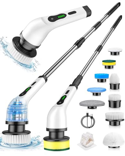 Lxlu Electric Cordless Spin Scrubber
