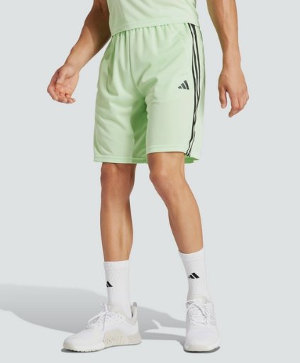 adidas Men's Train Essentials Pique 3-Stripes Training Shorts w/ Pockets