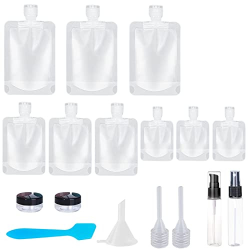 TSA Approved Travel Pouches for Toiletries, 17 Count