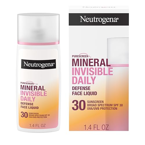 Neutrogena Purescreen+ Invisible Daily Defense Mineral Sunscreen for Face SPF 30 Deal