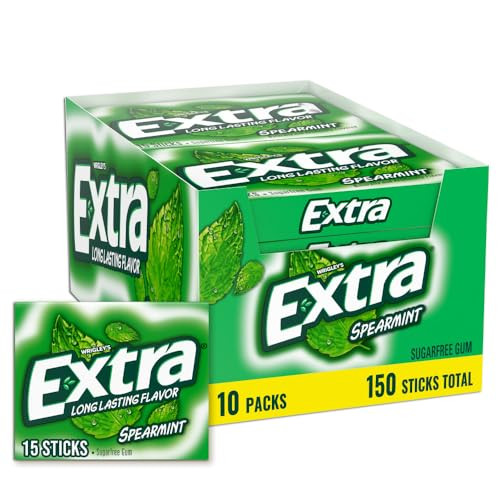 Extra Spearmint Sugarfree Gum 10-Pack