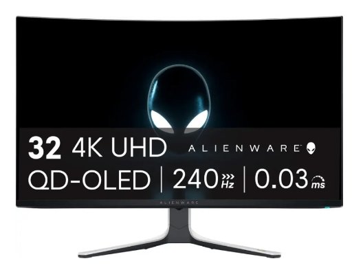 Alienware AW3225QF 31.6" QD OLED Curved 4K UHD 240Hz Gaming Monitor
