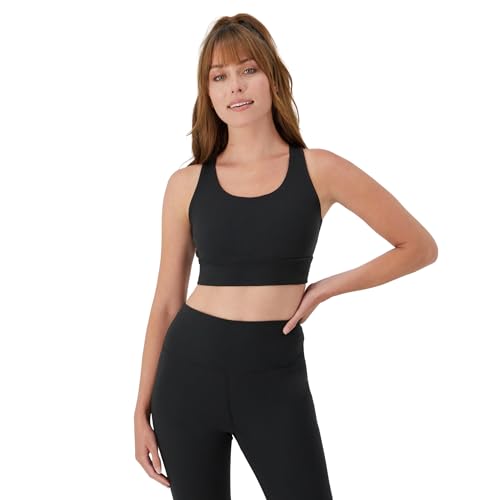 Hanes Moves Women's Pull-On Racerback Crop Sports Bra Deal