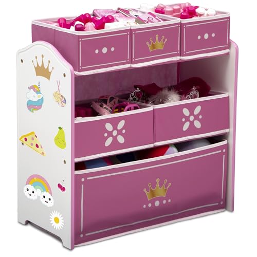 Delta Children Princess Crown Design & Store 6 Bin Toy Storage Organizer Deal