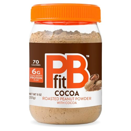 PBfit Chocolate Peanut Butter Powder, 8 Oz.