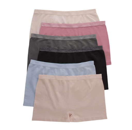 Hanes Women's Comfort Flex Fit Seamless Underwear 6-Pack