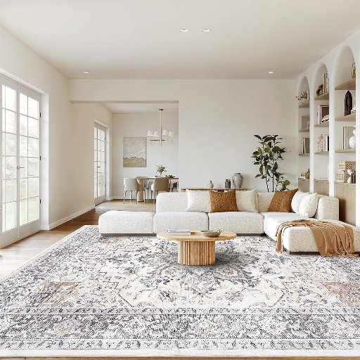 AMADA HOMEFURNISHING Washable Area Rug