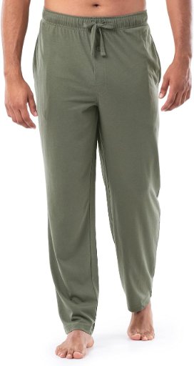 Fruit of the Loom Men's Jersey Knit Pajama Pants