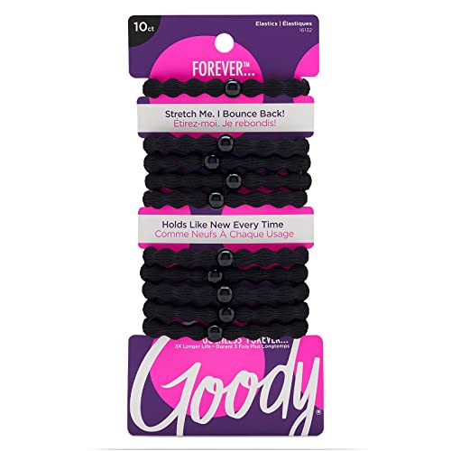 Goody Ouchless Forever Hair Ties, 10 Count
