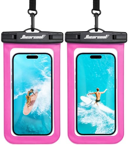 Hiearcool Waterproof Phone Pouch 2-Pack