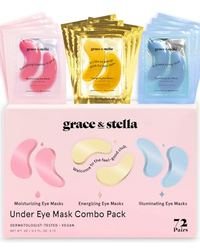 grace & stella Under Eye Masks (72 Pairs)