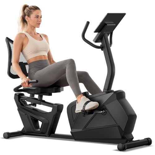 CURSOR FITNESS Recumbent Exercise Bike w/ LCD Screen