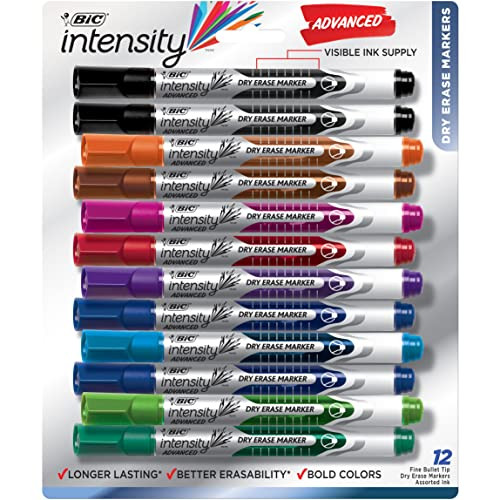 BIC Intensity Advanced Dry Erase Magic Marker Set