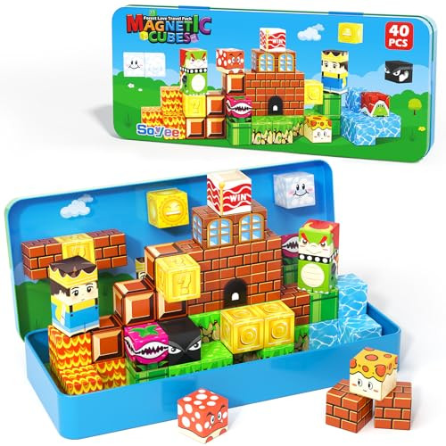 Magnetic Blocks Travel Toy
