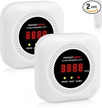 Carbon Monoxide Detectors - 2 pack