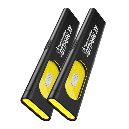 2 Pack Pocket Flashlight with Magnetic Base