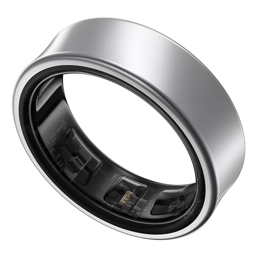 Samsung Galaxy Ring AI Smart Ring w/ Sizing Kit, Fitness Monitor & Sleep Tracker (Size 5, Titanium Silver)