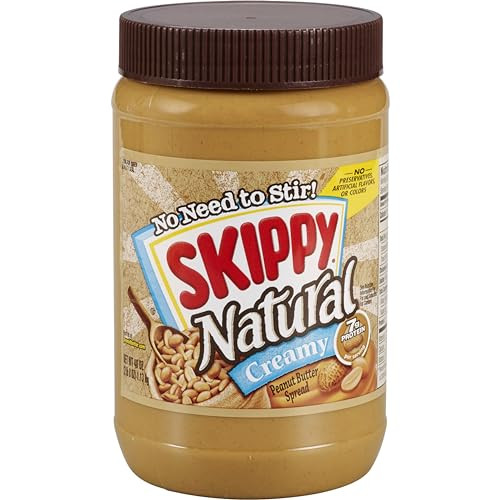 SKIPPY Creamy Natural Peanut Butter Spread