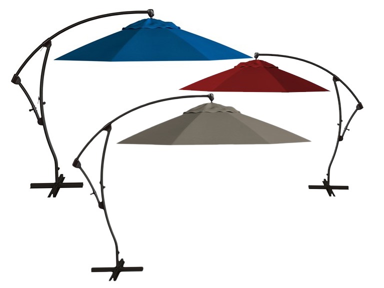 California Umbrella 9' Round Offset Cantilever Umbrella 360° Rotation Deal