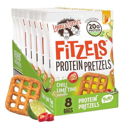 Fitzels Protein Pretzels Chili & Lime, 8 Pack