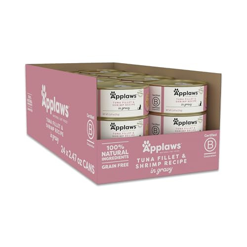 Applaws Natural Wet Cat Food Tuna Fillet & Shrimp in Gravy