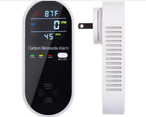 3-in-1 Carbon Monoxide Detector with Temperature and Humidity
