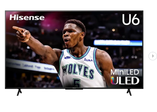 Hisense 85" Class U6 Series Mini-LED 4K UHD QLED Smart Google TV (2024)