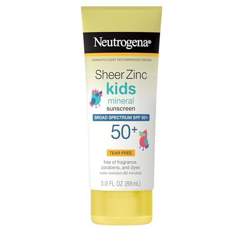 Neutrogena Kids Mineral Sunscreen Sheer Zinc Oxide Lotion