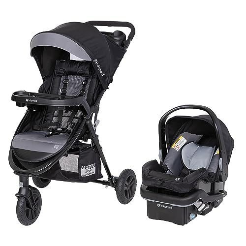 Baby Trend Passport Seasons All-Terrain Stroller Travel System w/ EZ-Lift Plus Infant Car Seat (Dash Black) Deal