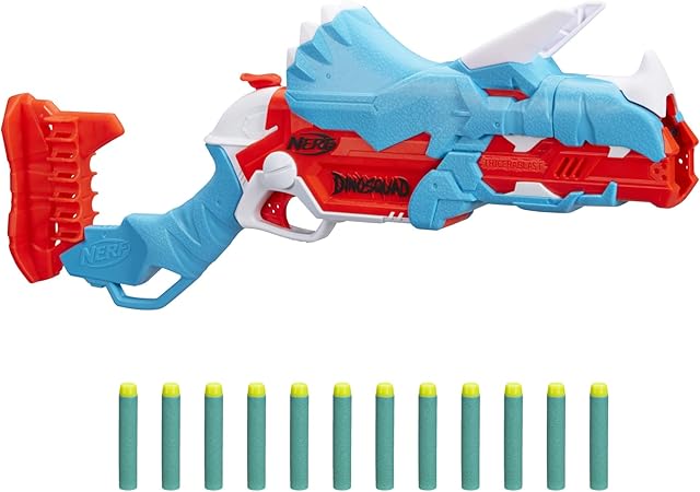 NERF DinoSquad Tricera-Blast Dart Blaster