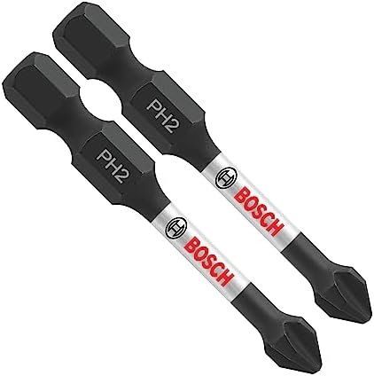 BOSCH Phillips #2 Impact Tough Screwdriving Power Bits